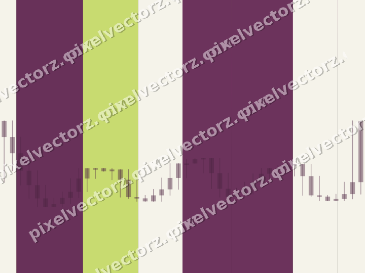 Glowing neon chart background in magenta and lime