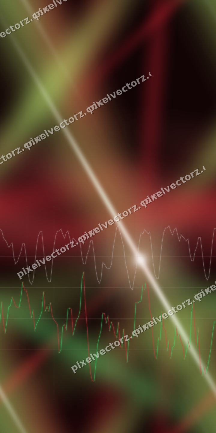 Nahtloser Neon Diagramm Hintergrund in Rot und Grün