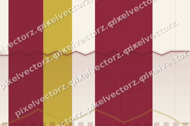 Glowing neon chart background in pink and red