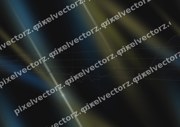 Nahtloser Neon Diagramm Hintergrund in Blau und Gelb