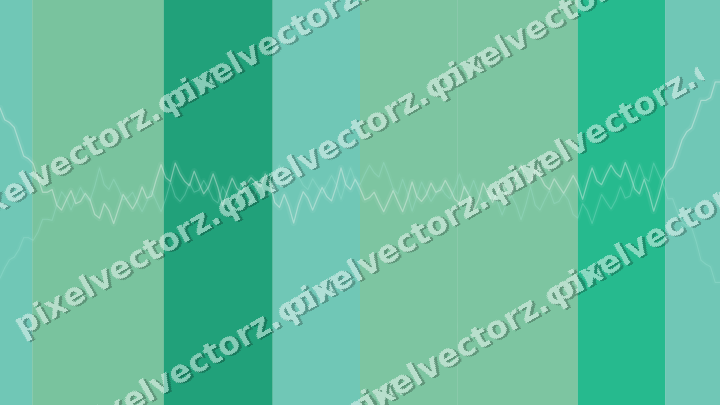 Soft pastel chart background in green and teal
