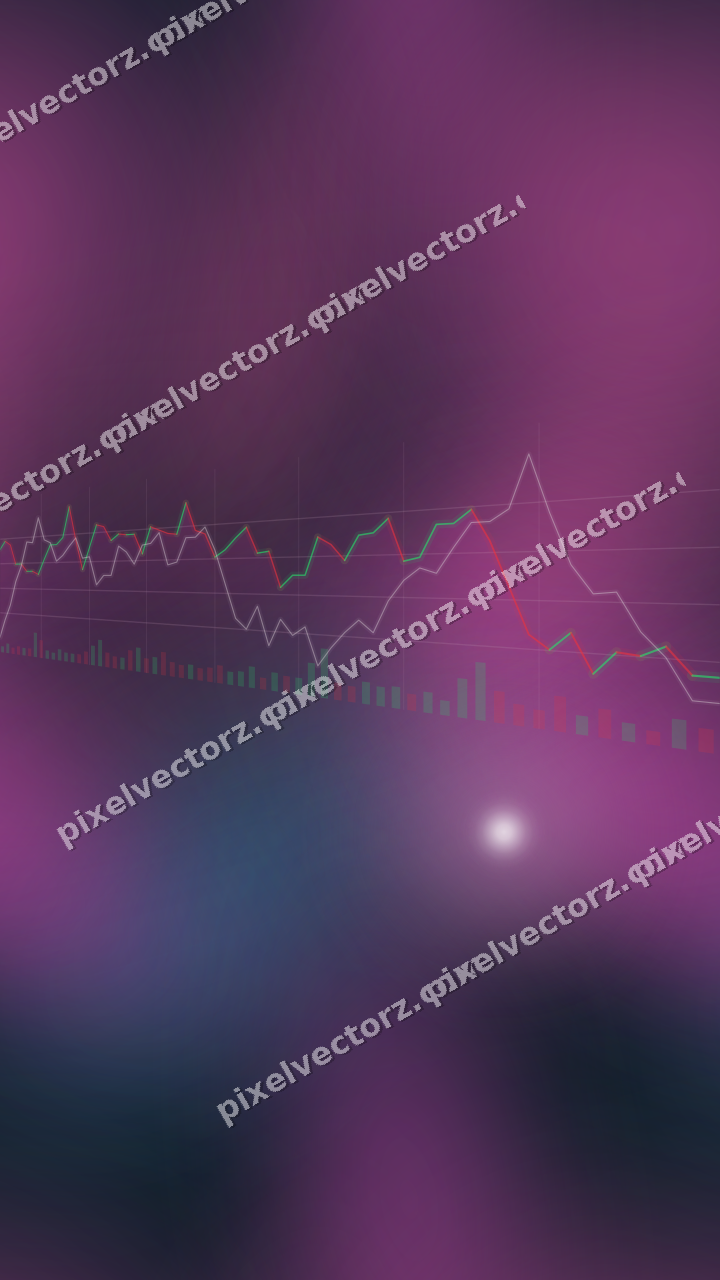 Nahtloser Neon Diagramm Hintergrund in Magenta und Violett