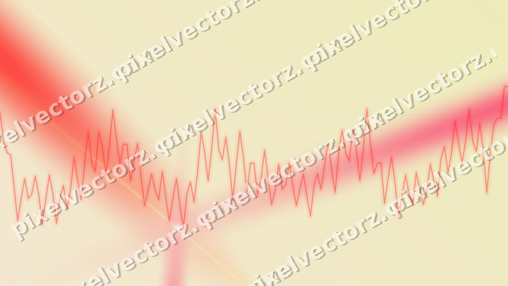Soft pastel chart background in red and orange