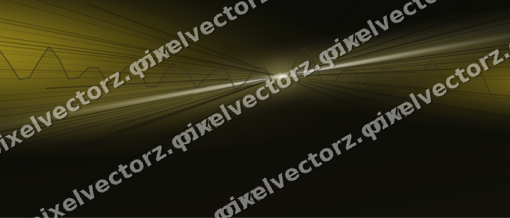 Glowing neon chart background in amber and yellow