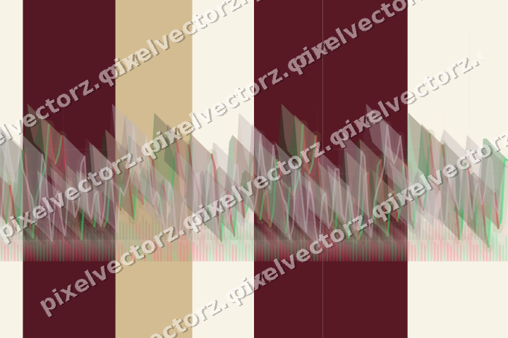 Soft pastel chart background in dark pink and red