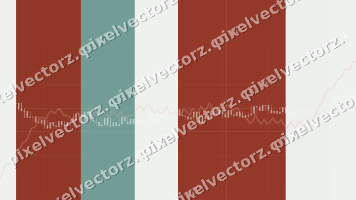 Soft pastel chart background in red and orange