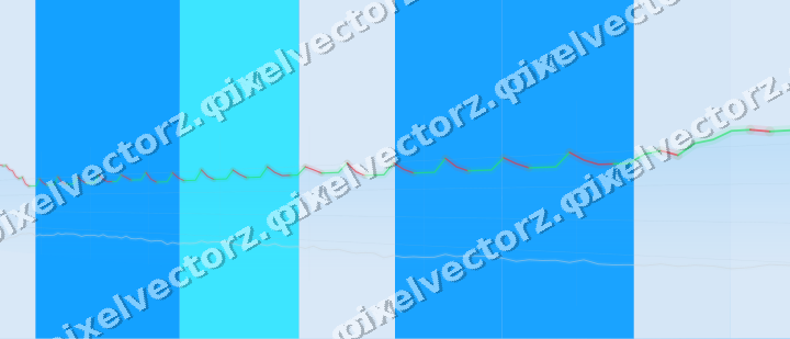 Soft pastel chart background in cyan and blue