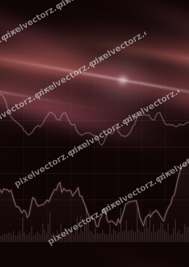 Nahtloser Neon Diagramm Hintergrund in Rosa und Rot