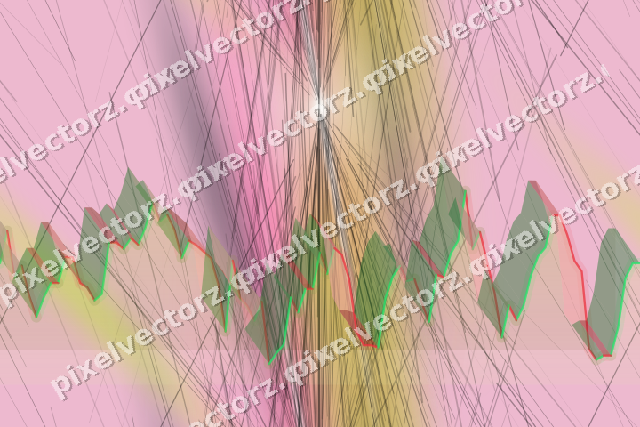 Nahtloser Pastell Diagramm Hintergrund in Limette und Bernstein