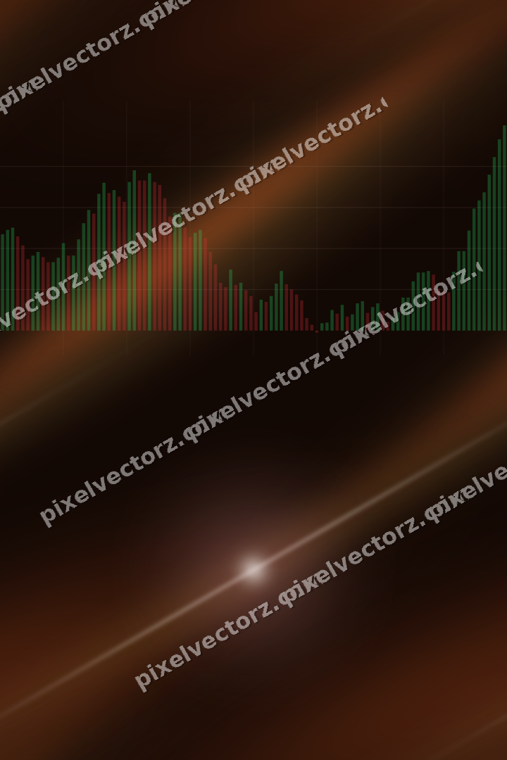 Nahtloser Neon Diagramm Hintergrund in Rot und Orange