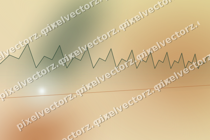 Soft pastel chart background in dark green and orange