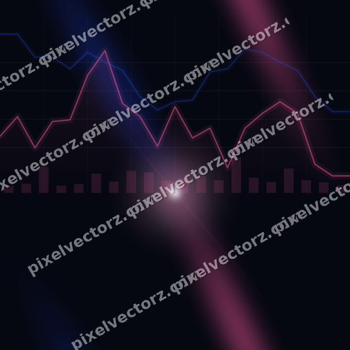 Nahtloser Neon Diagramm Hintergrund in Rosa und Blau