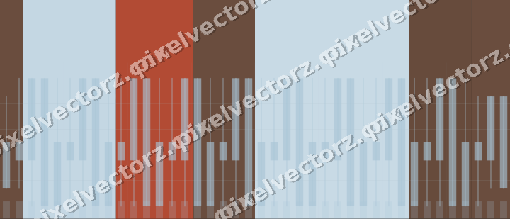 Glowing neon chart background in cyan and red