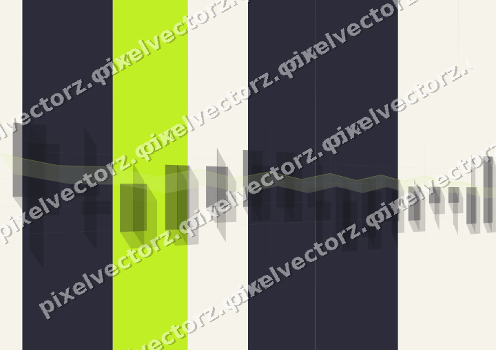 Soft pastel chart background in purple and lime