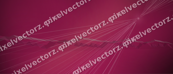 Glowing neon chart background in pink and green