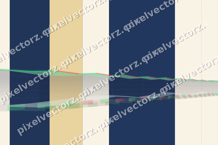 Glowing neon chart background in blue and amber