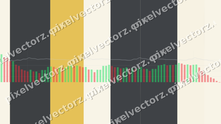 Soft pastel chart background in amber and grey