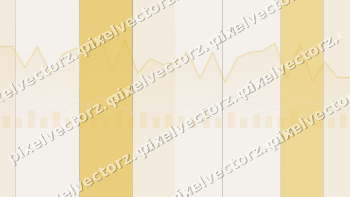 Glowing neon chart background in amber and orange