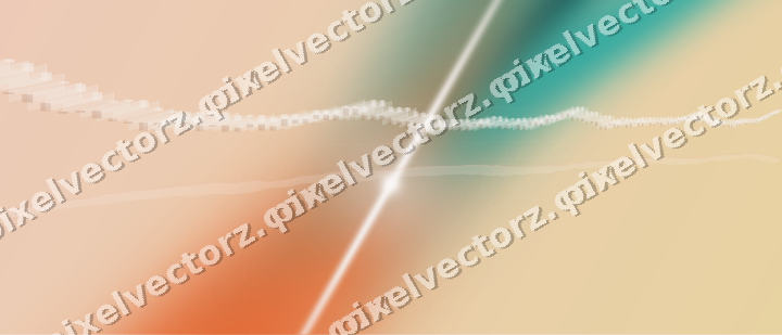 Soft pastel chart background in orange and teal