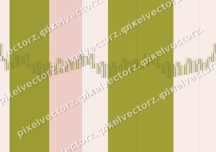 Glowing neon chart background in yellow and red
