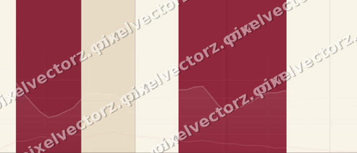 Glowing neon chart background in pink and red