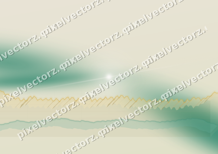 Soft pastel chart background in amber and green