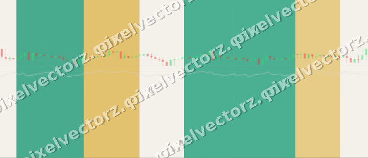 Glowing neon chart background in amber and green