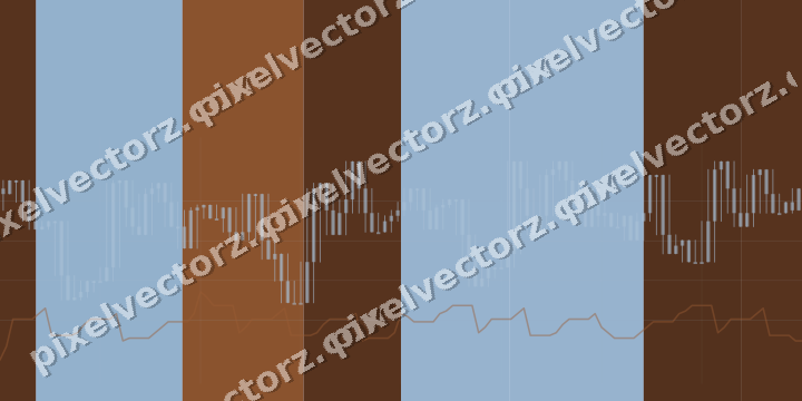 Soft pastel chart background in blue and orange