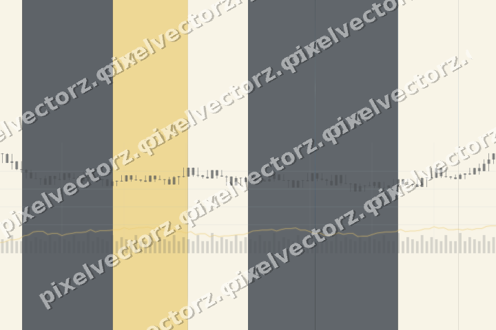 Glowing neon chart background in blue and amber