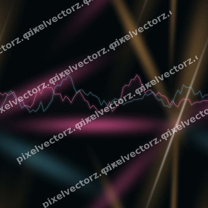 Nahtloser Neon Diagramm Hintergrund in Rosa und Türkis