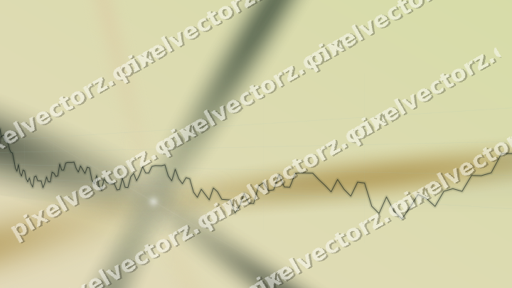 Soft pastel chart background in dark green and amber