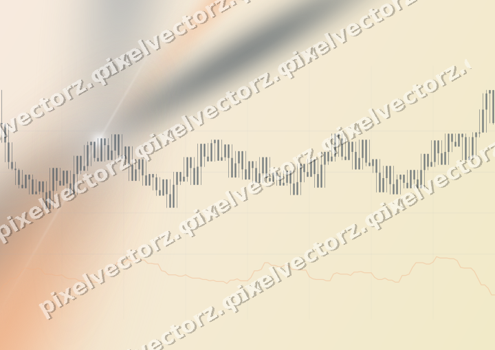 Soft pastel chart background in blue and orange