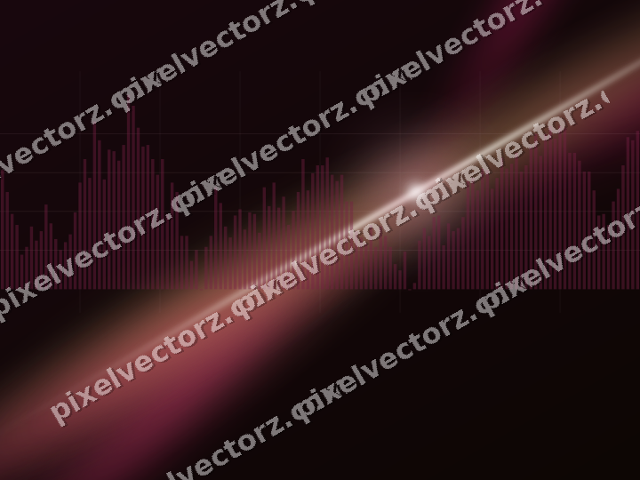Leuchtender Neon Diagramm Hintergrund in Rosa und Gelb