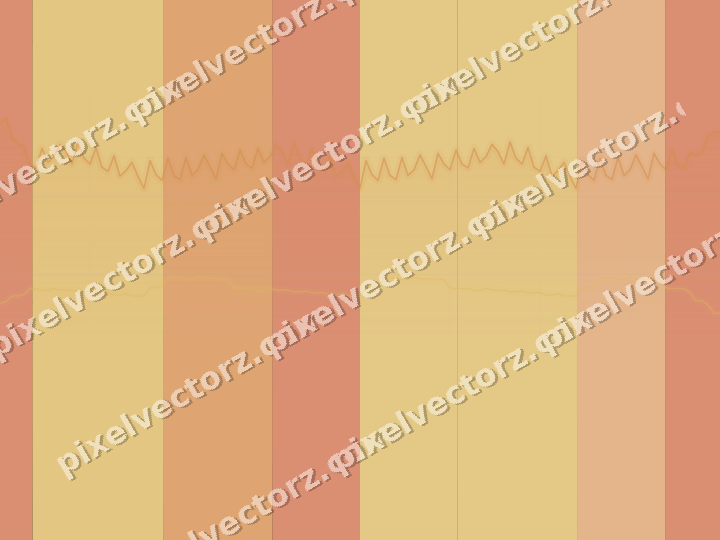 Glowing neon chart background in orange and amber