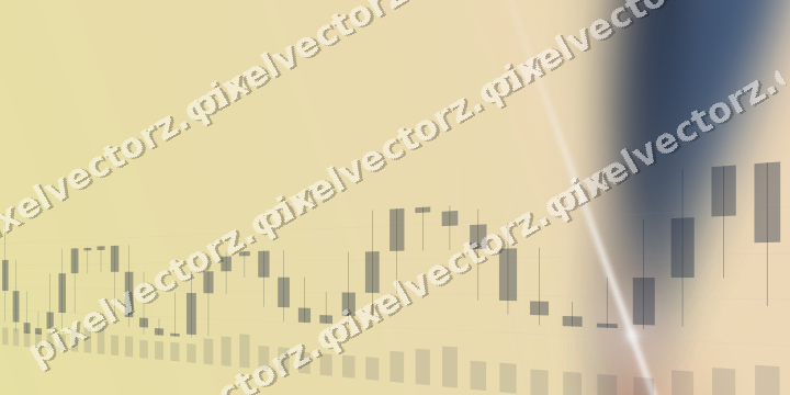 Soft pastel chart background in dark blue and red