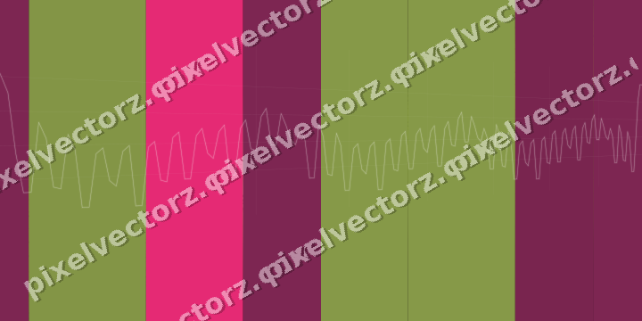 Glowing neon chart background in lime and pink