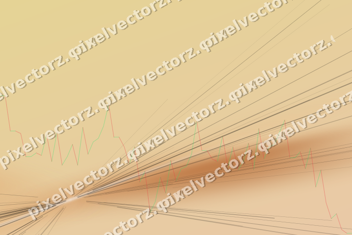 Soft pastel chart background in orange and teal