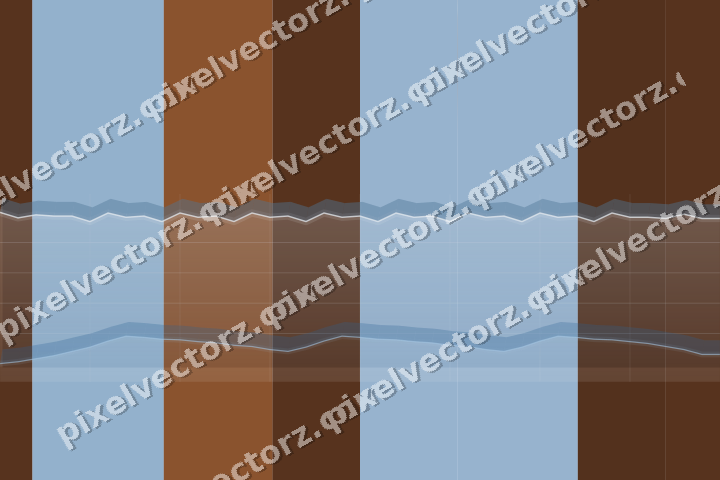 Soft pastel chart background in blue and orange