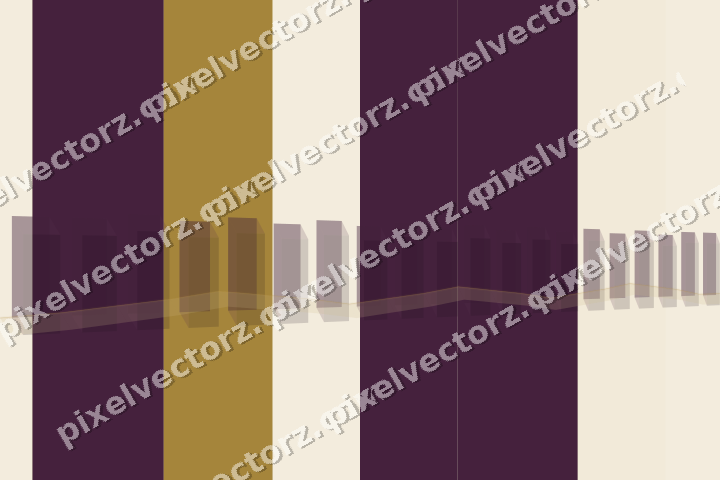 Soft pastel chart background in dark magenta and amber