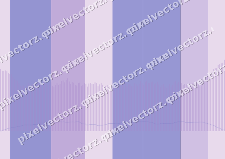 Glowing neon chart background in purple and blue