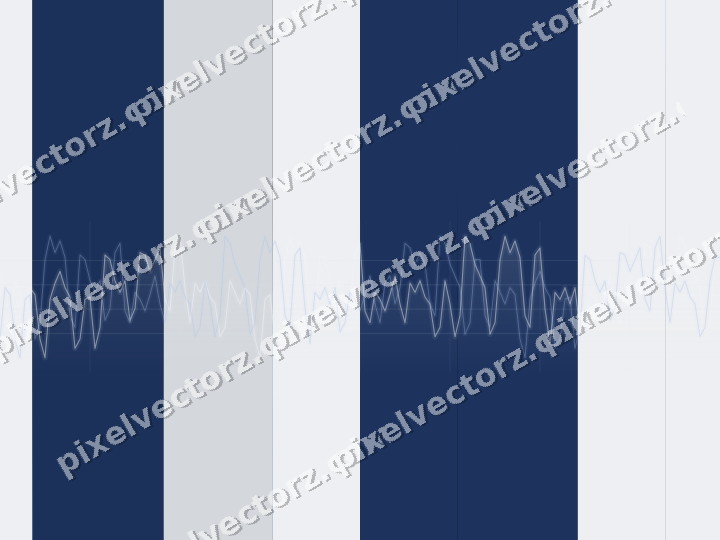 Glowing neon chart background in blue