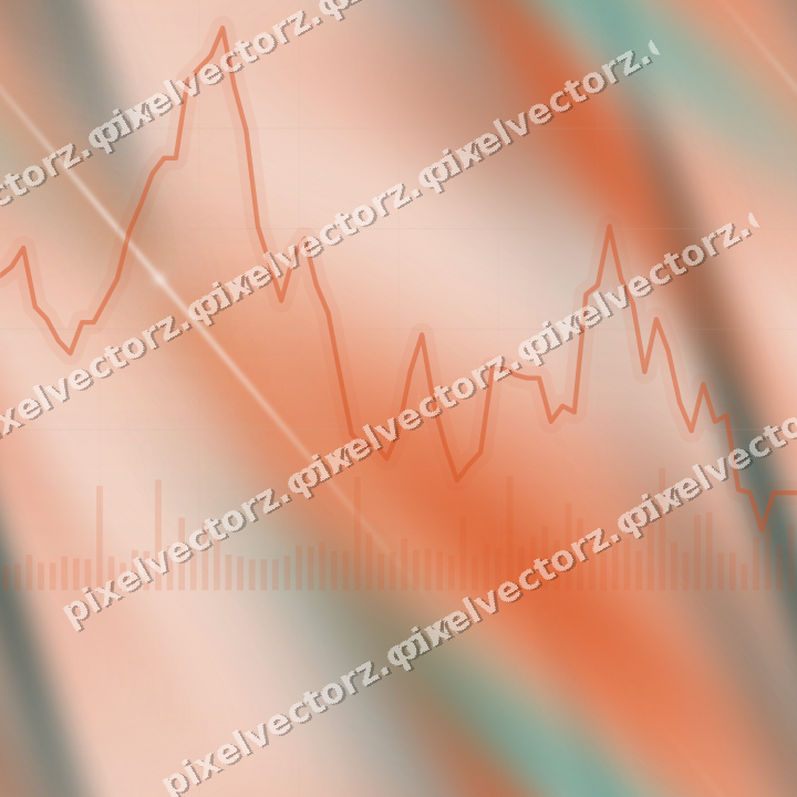Nahtloser Pastell Diagramm Hintergrund in Orange und Petrol