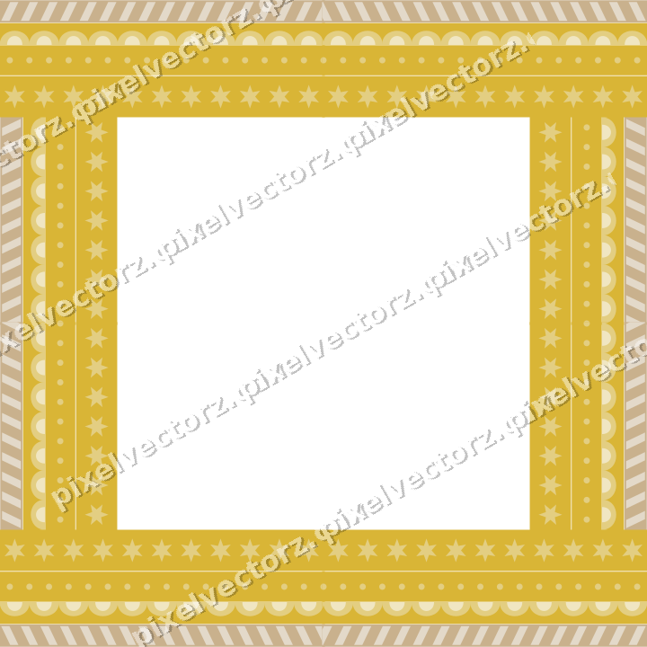 Decorative picture frame border in lime and yellow with diagonal band