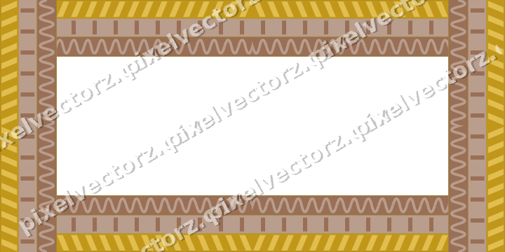 Decorative picture frame border in amber with diagonal band
