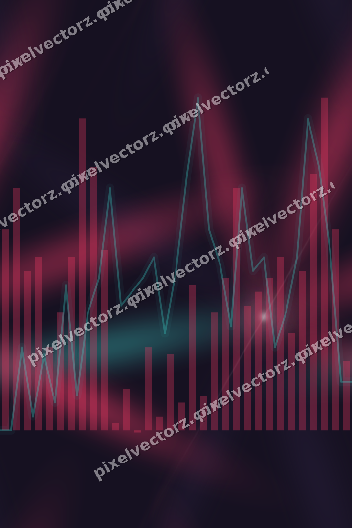 Nahtloser Neon Diagramm Hintergrund in Rosa und Bernstein