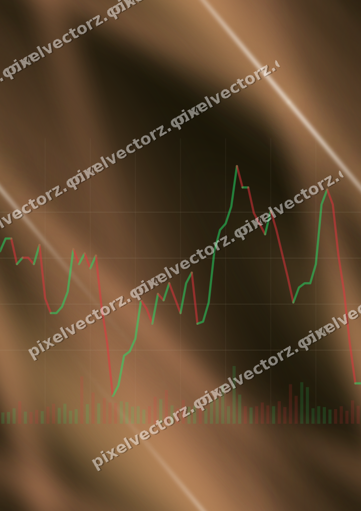 Nahtloser Neon Diagramm Hintergrund in Bernstein und Orange