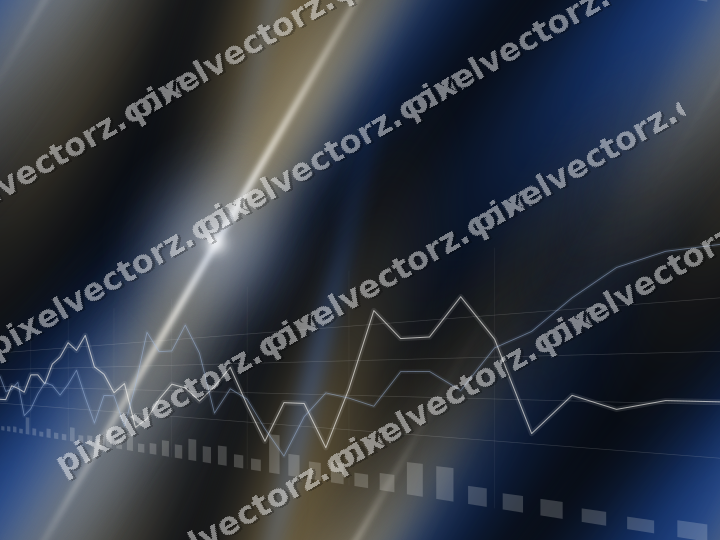 Nahtloser Neon Diagramm Hintergrund in Blau und Bernstein