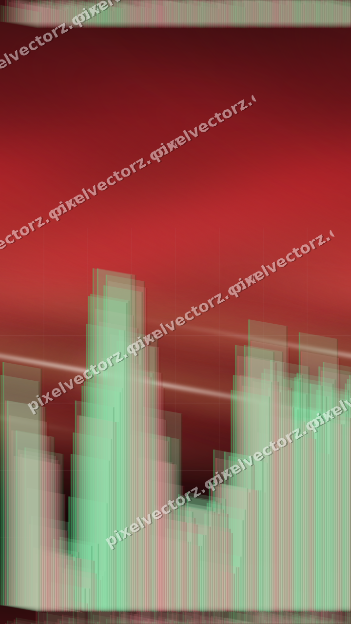 Nahtloser Neon Diagramm Hintergrund in Rot und Bernstein