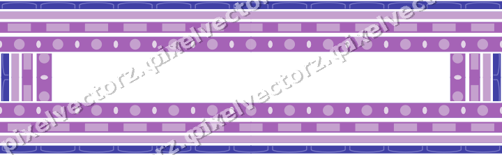 Decorative picture frame border in purple and blue with arcade frieze