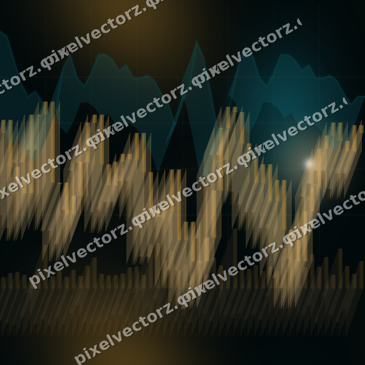 Nahtloser Neon Diagramm Hintergrund in Bernstein und Petrol